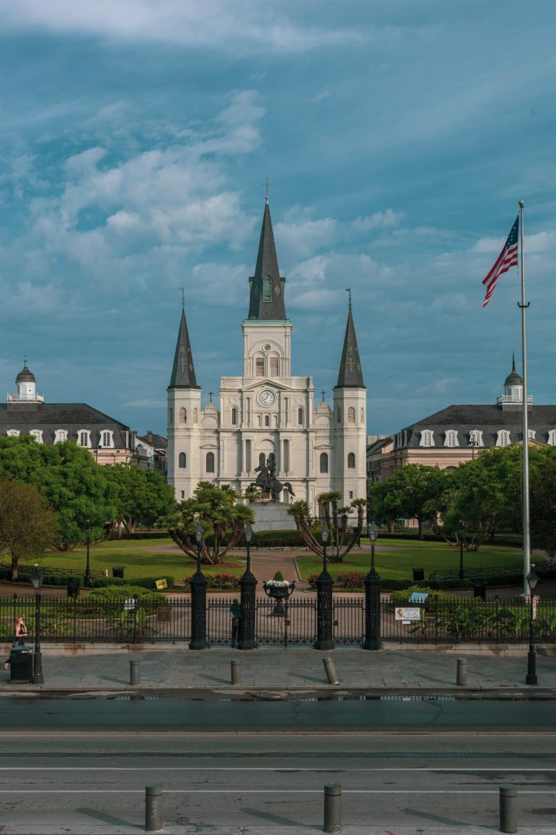 St.+Louis+Cathedral+in+Jackson+Square%2C+New+Orleans.