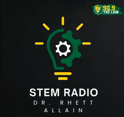 Logo for STEM Radio with Dr. Rhett Allain